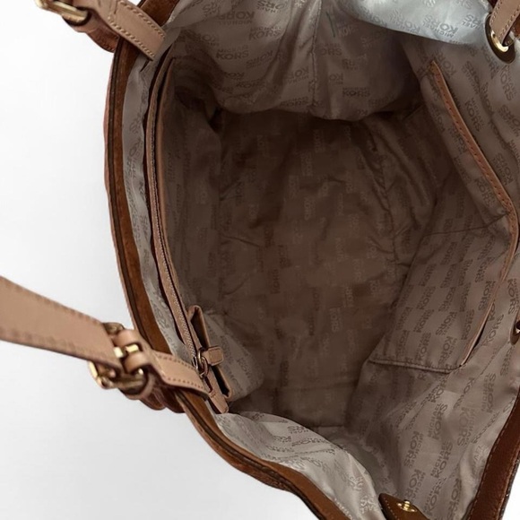 Michael Kors Brown Tote Soft Leather VINTAGE Hand Bag - Picture 6 of 8